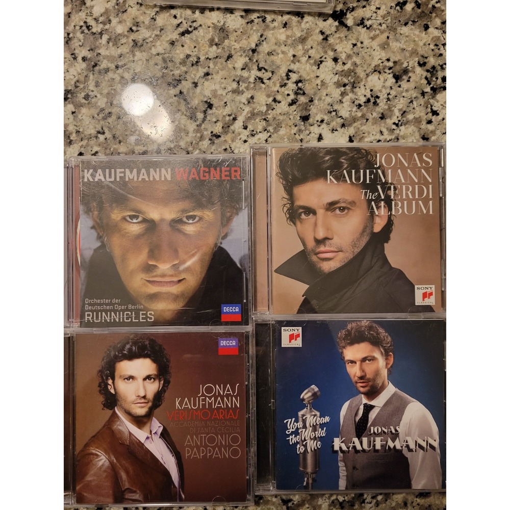 Lot of 4 Jonas Kauffman Opera Cds‎